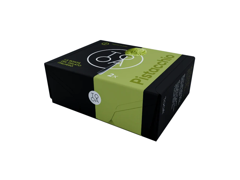 Pistachio TooA Gelato με Φυστίκια Σικελίας από 100% Φυσικά Συστατικά Χωρίς Συντηρητικά & Γλουτένη (Σετ των 2 Pods)